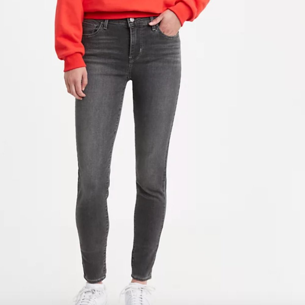 Levi's 710 Super Skinny Gray Jeans Size 28 x28